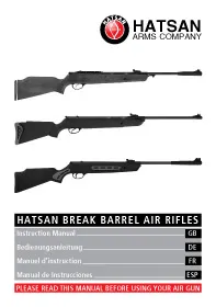 Manuals 1 hatsan air rifles manual